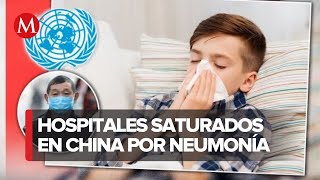 OMS en alerta por aumento de enfermedades respiratorias en niños de China [upl. by Dona143]