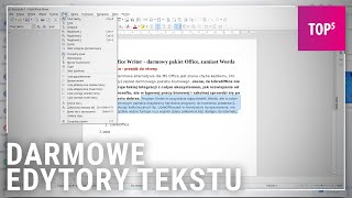 Darmowe programy do edycji tekstu  TOP 5 [upl. by Janetta172]
