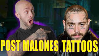 Reacting To Post Malones Tattoos  Reaction Video [upl. by Bledsoe788]