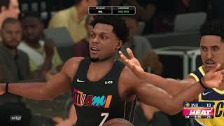 NBA 2K22  New City Uniforms Indiana Pacers vs Miami Heat [upl. by Yreneh]