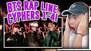 FIRST TIME REACTING TO BTS CYPHERS 14REACTION [upl. by Erlinna]