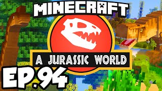 Jurassic World Minecraft Modded Survival Ep94  MORE FLYING DINOSAURS Dinosaurs Modpack [upl. by Aileduab]