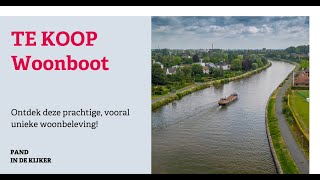 Unieke woonboot met ligplaats op toplocatie [upl. by Akimahc]