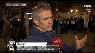 On va plus loin  Minima sociaux  Nuit debout le 49 mars  JL Bourlanges 18042016 [upl. by Aniv619]