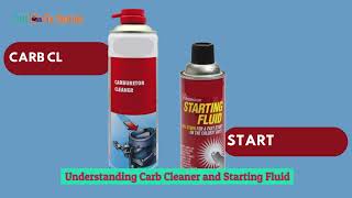 Can I Use Carb Cleaner as Starting Fluid The Shocking Reality [upl. by Sage]