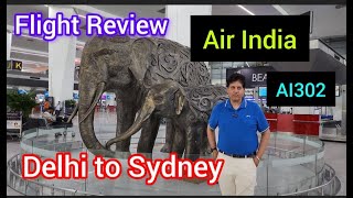 Air India AI302 Delhi to Sydney Flight Review ✈️Is there any new experience in their new plane [upl. by Garwin]