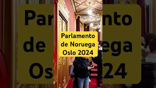 Visita del Parlamento en la ciudad de Oslo Noruega durante la noche de la Cultura oslo noruega [upl. by Bensky695]