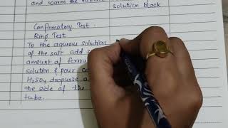 How to write salt analysis for Aluminium Nitrate Class 12 Chemistry Practical [upl. by Volin]