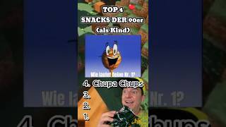 Die TOP 4 Snacks der 90er als Kind ❤️😍 Was war Dein Favorit 😋 shorts [upl. by Kcirdla268]