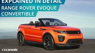 Range Rover Evoque Convertible  Explained in Detail [upl. by Aielam]