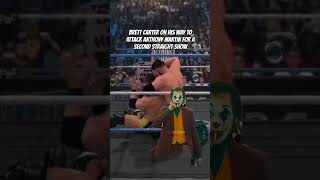 PWF Moments Brett Carter with THAT VICIOUS attack again on Anthony Martin wwe2k24 shorts wwe [upl. by Waneta]