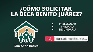 Como me REGISTRO en la Beca Benito Educación Básica Preescolar Primaria y Secundaria 2022 ✅ [upl. by Trebloc973]