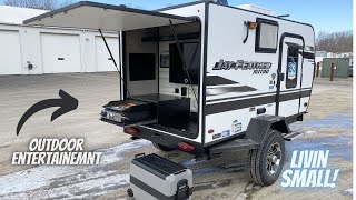 2021 Jayco Jay Feather Micro 12SRK Small Trailer Packs A Punch [upl. by Gerdeen]