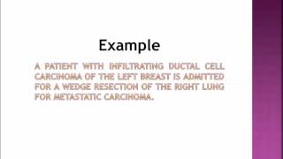 ICD 10 CM Guidelines for Coding Treatment of Secondary Site [upl. by Nauqaj]