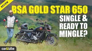 BSA GOLD STAR 650 REVIEW [upl. by Eniaj]