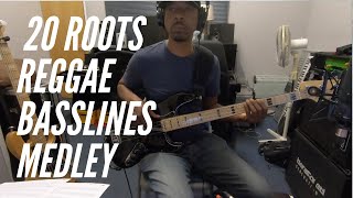 20 ROOTS REGGAE BASS LINES [upl. by Adlecirg403]