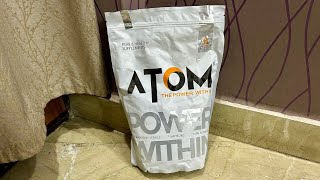 ASITIS Nutrition ATOM Whey Protein 1 kgDouble Rich Chocolateatom asitis wheyprotein protein [upl. by Nnylyt]