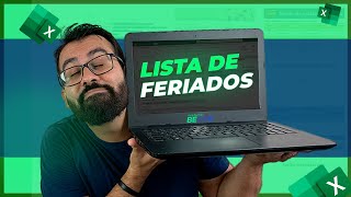 Lista com Todos os Feriados Nacionais no Excel  Planilha Grátis [upl. by Jonme]