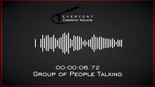 Group of People Talking  HQ Sound Effect [upl. by Reham]