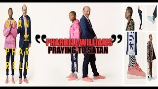 PHARRELL WILLIAMS CAUGHT PRAYING TO SATAN [upl. by Abocaj]