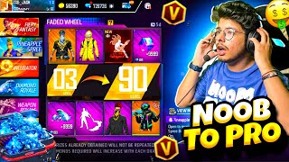 Free Fire Luckiest Id Got Everything Permanent In 1 Spin 😍 Rarest Level 1 Id Garena Free Fire [upl. by Sucramraj670]