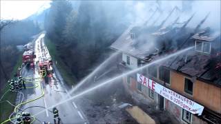 Brand B320 zwischen Wörschach und WeissenbachL [upl. by Auqenahc]