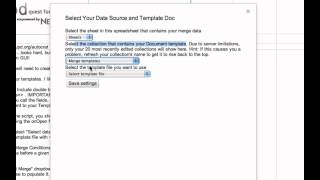 How to use the Autocrat script to merge data in Google Docs OLD Google Sheets [upl. by Arretnahs]