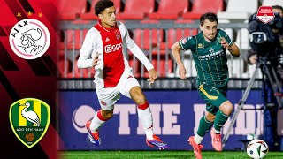 Samenvatting Jong Ajax  ADO Den Haag 21102024 [upl. by Nauqel]