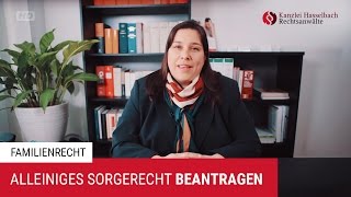 10 Gründe um das alleinige Sorgerecht zu beantragen – Kanzlei Hasselbach [upl. by Ynneg]