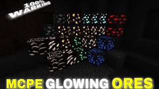 Minecraft animated glowing ores texture pack 120 [upl. by Benjie]