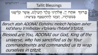 Tallit Blessings [upl. by Rehteh981]