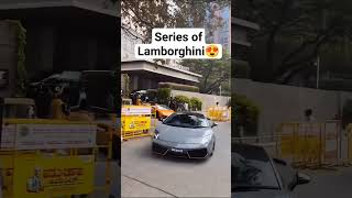 Lamborghini spotted Bangalore Supercars spotting lamborghini supercars ‎BlendingBlue [upl. by Anaytat]