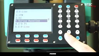 Cómo Replantear Linea en la Estación Total AXIS 1  Tutoriales STEC [upl. by Norab547]