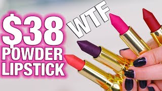 38 POWDER LIPSTICK   WTF  First Impressions [upl. by Kentigerma561]