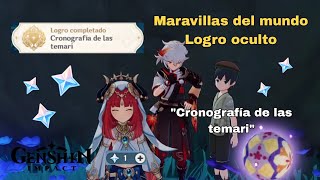 quotCronografía de las temariquot Maravillas del mundo Logro oculto multijugador  Genshin Impact [upl. by Nedloh646]