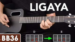 Ligaya  Eraserheads Guitar Tutorial TAB chords strumming [upl. by Aibsel986]