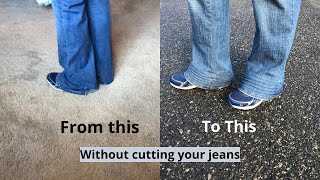 How to shorten pants while keeping original hem [upl. by Il]