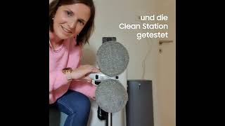 Samsung Jet 90 complete amp Clean Station bei Claudia im Test [upl. by Chellman]