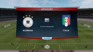 Fifa 2015 italia vs alemania gameplay [upl. by Ihcalam]