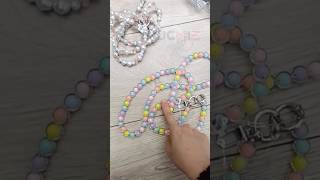 Colorful Beaded Phone Strap Installation—Choose Your Favorite phonestrap phoneaccessories [upl. by Ardnuahc]