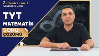 Endemik Yayınları 20232024 2 TG Deneme Sınavı TYT  Matematik Video Çözümlü Cevap Anahtarı [upl. by Eirollam430]