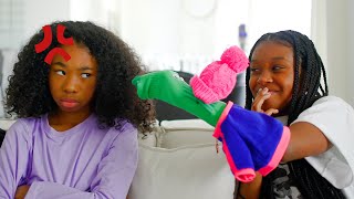 Sock Puppet Therapy  Sekora amp Sefari Play skit [upl. by Gennifer305]