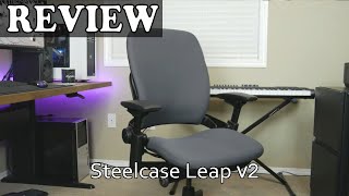 Steelcase Leap v2  Review 2023 [upl. by Arliene]