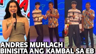 REAKSYON ni Atasha Muhlach NAGULAT sa Pagbisita ng Kanyang KAMBAL nasi Andres Muhlach sa Eat Bulaga [upl. by Teak476]