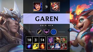 Garen Mid vs Smolder Killing spree  EUW Master Patch 1422 [upl. by Nyrehtac964]