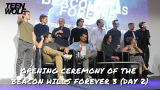 Opening ceremony of the day 2 of the Beacon Hills Forever 2 with the cast of Teen Wolf [upl. by Reeves]