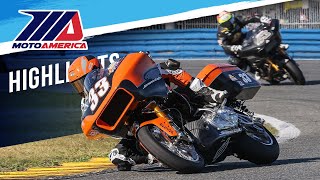 MotoAmerica Mission King of the Baggers Race 2 Highlights at Daytona 2023 [upl. by Yerxa]