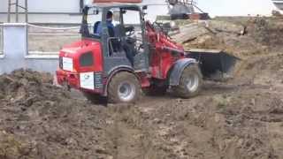 Minibagger Cat 3027 DCr und Weidemann 1350 Grabarbeiten [upl. by Reisfield673]