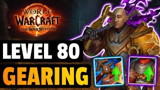 Fresh Level 80 Gearing Guide in The War Within [upl. by Delfeena650]