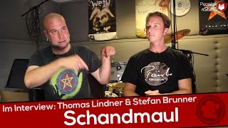 Music nStuff Interview Schandmaul Thomas Lindner amp Stefan Brunner [upl. by Yelnik710]